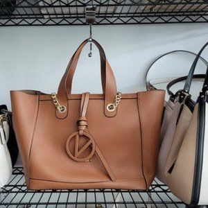 $459 *NEW* Carmel Valentino by Mario Valentino Leather Tote